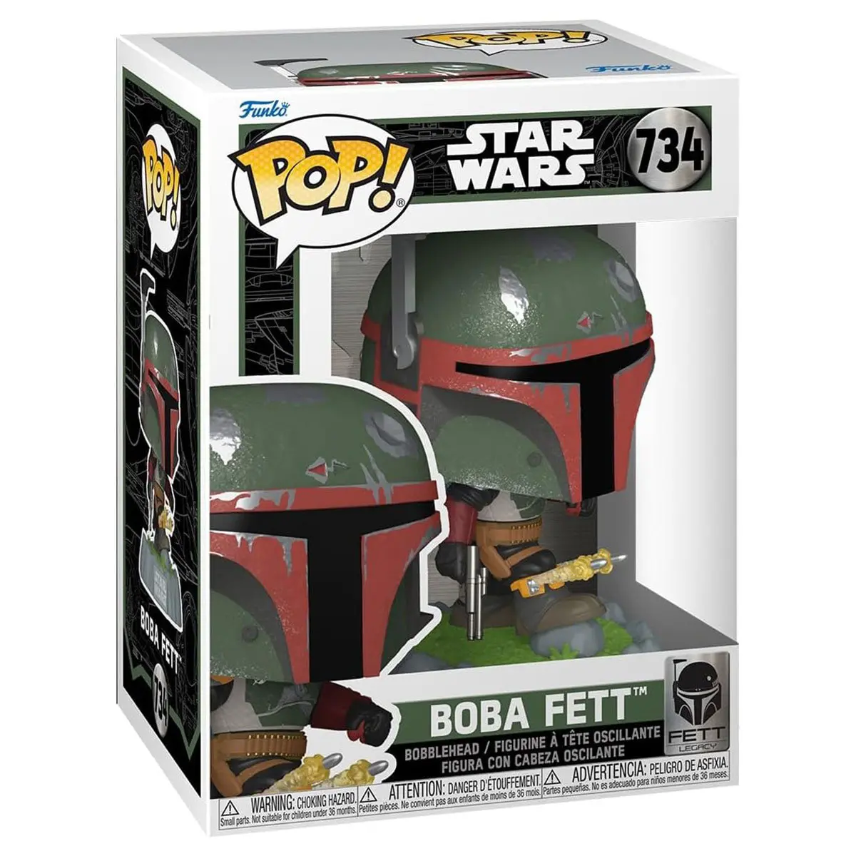 Funko Pop! Star Wars: Boba Fett With Rockets Vinyl Figure #734 1
