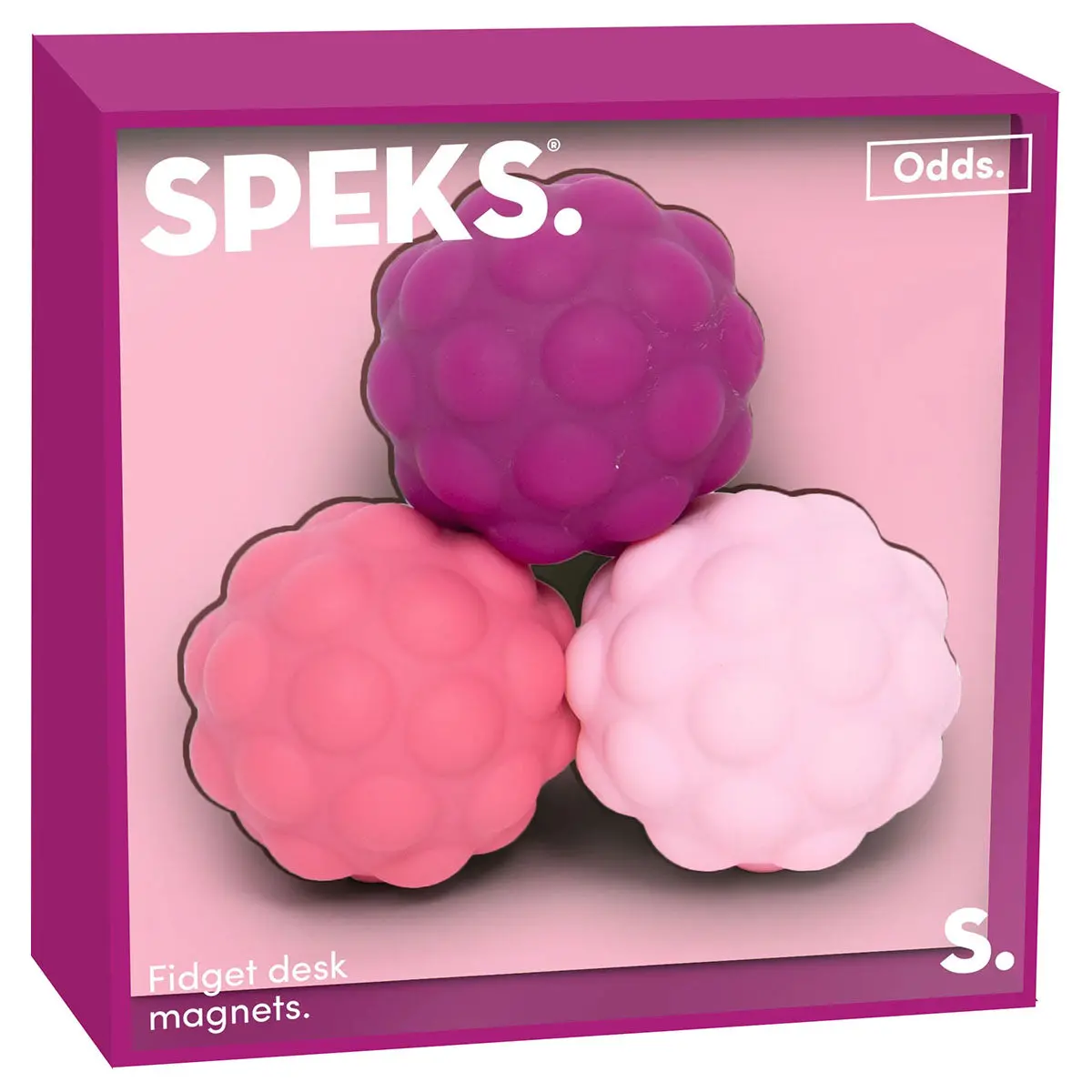 Speks Odds Purple Fidget Desk Magnets (3 Pack) 1