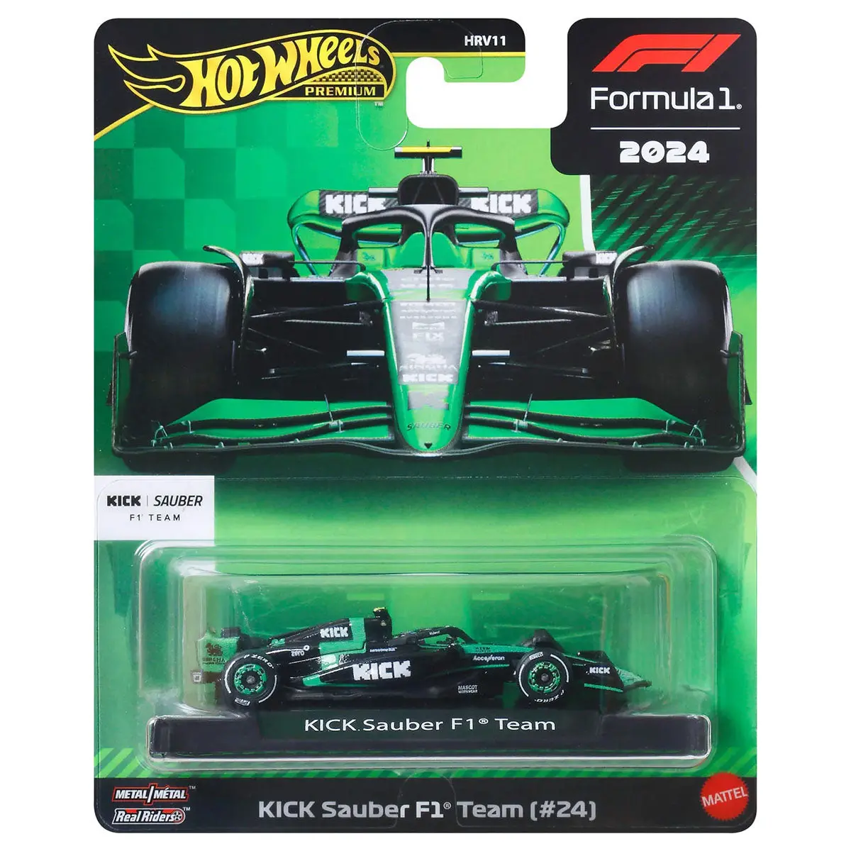 Hot Wheels F1 2024 Kick Sauber F1 Team Car (#24) 1