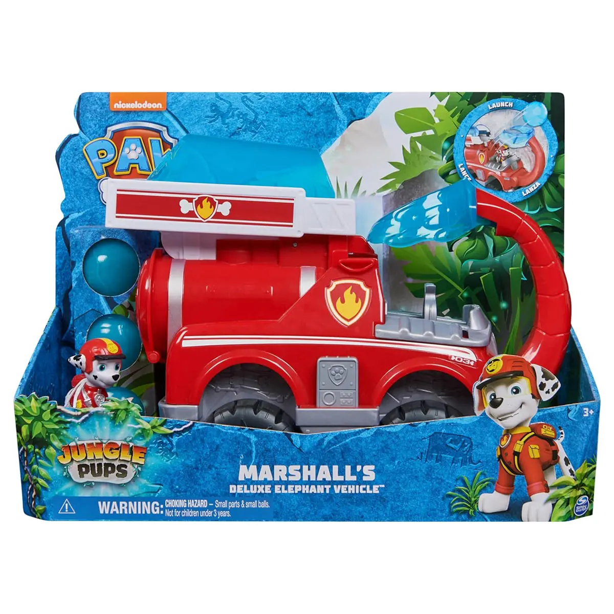 Paw Patrol Jungle Pups: Marshall's Deluxe Elephant Vehicle 1