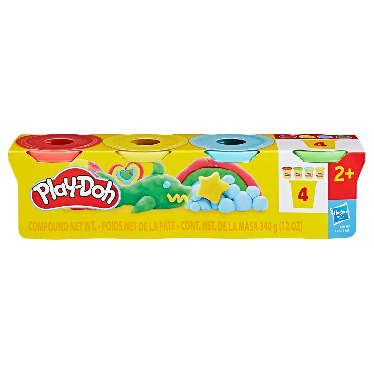 Play-Doh Classic Modelling Dough (4 Pack) 1