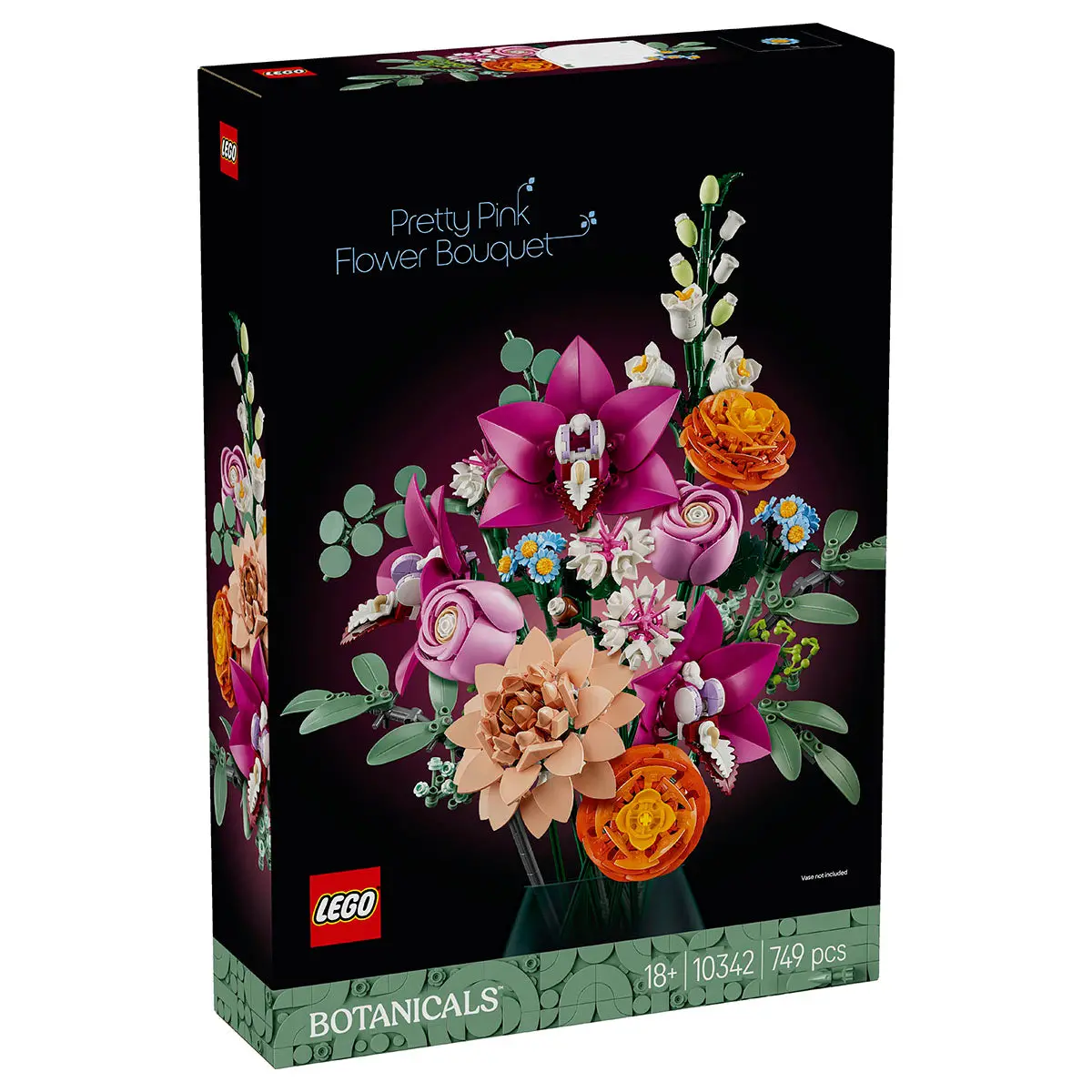 Lego Botanical Collection Pretty Pink Flower Bouquet 10342 Building Set 1