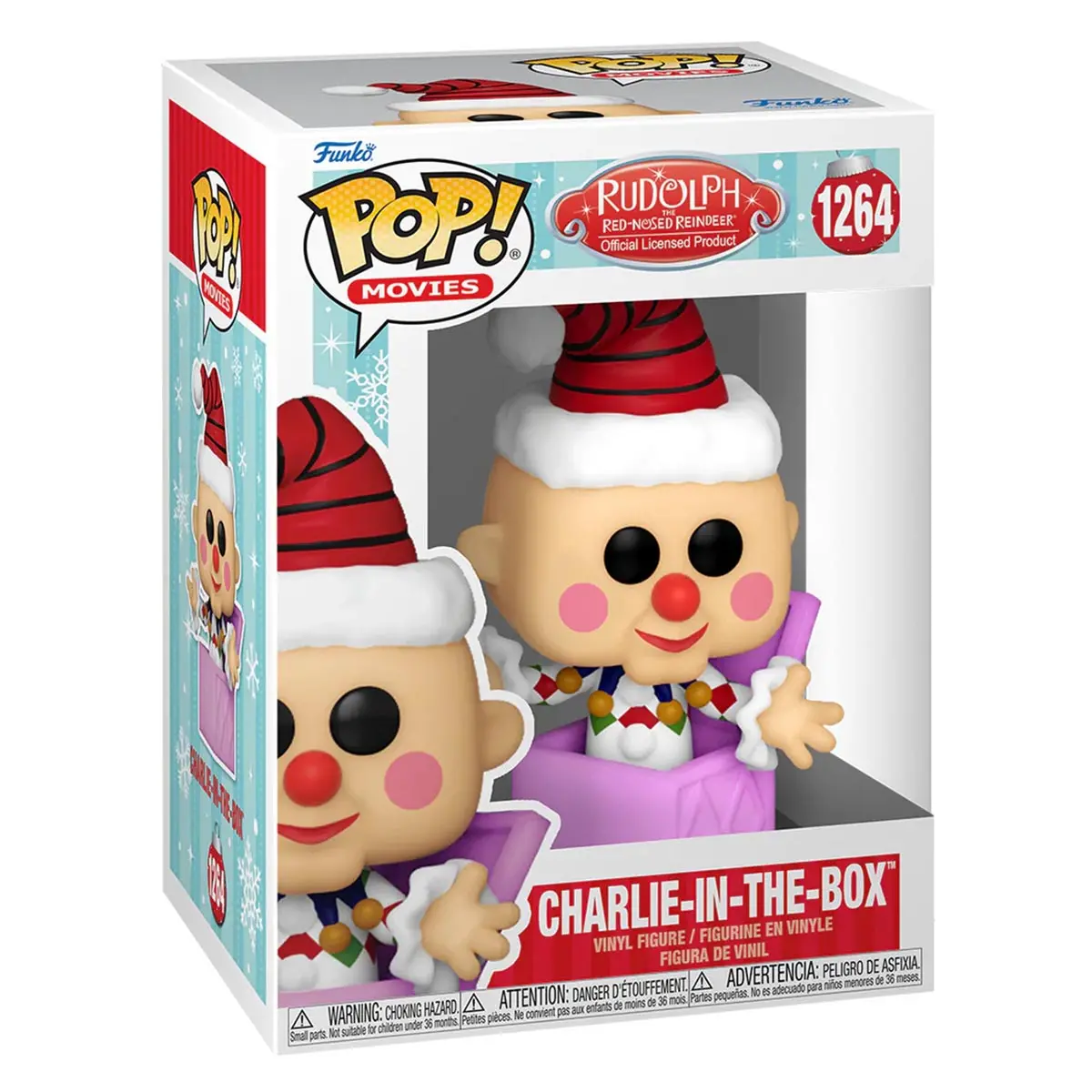 Funko Pop! Movies: Rudolph The Red-Nosed Reindeer: Charlie-In-The-Box Vinyl Figure #1264 1