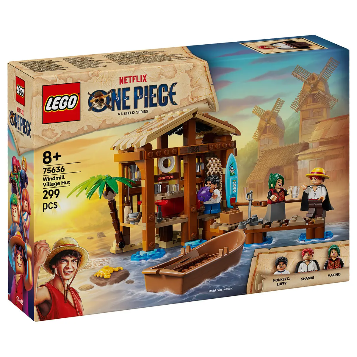 Lego One Piece Windmill Village Hut Building Set 1