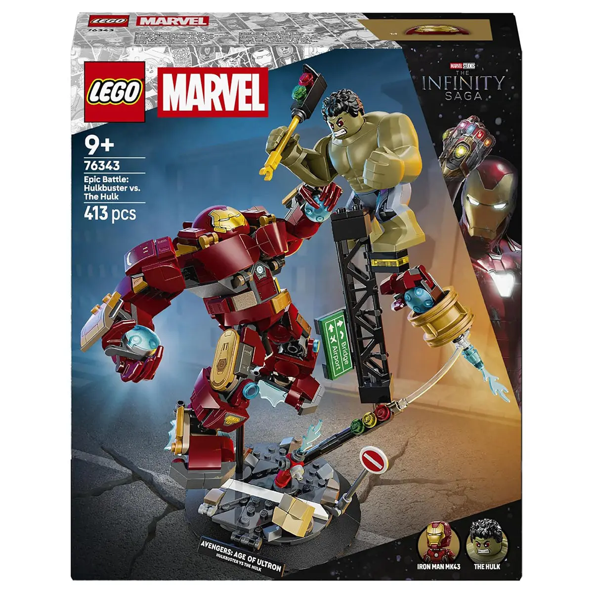 Lego Marvel Epic Battle: Hulkbuster Vs. The Hulk Building Set 1