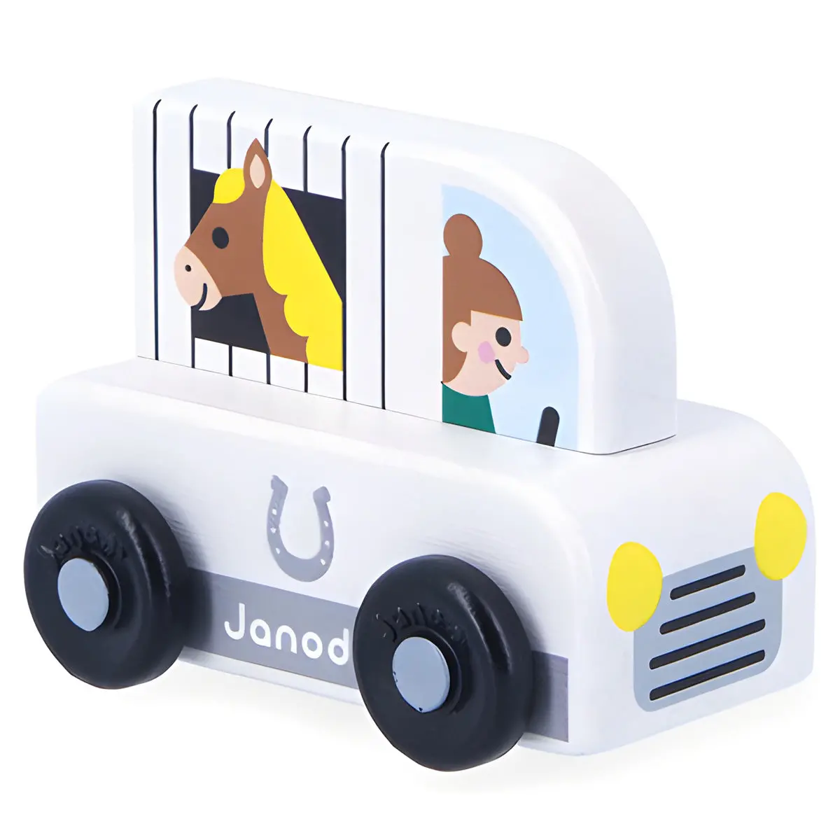 Janod Cross Roads Countryside Wooden Horse Trailer 1