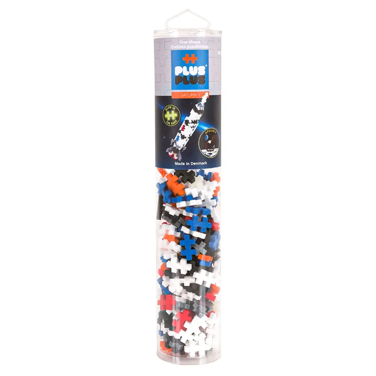 Plus-Plus Saturn V Rocket Building Set 240 Piece Tube 1