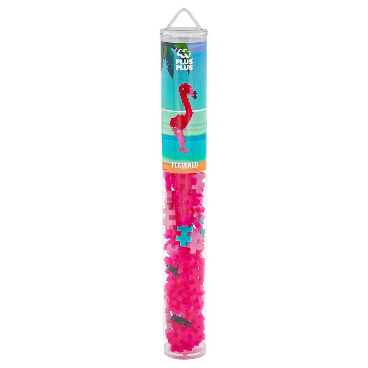 Plus-Plus Flamingo 100 Piece Building Set 1
