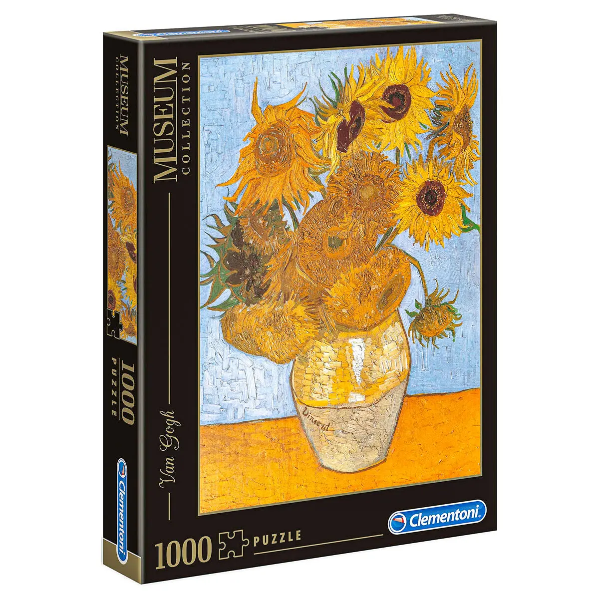 Clementoni Van Gogh 'Sunflowers' Museum Collection 1000 Piece Jigsaw Puzzle 1