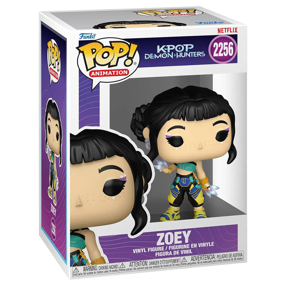Funko Pop! Animation: K-Pop Demon Hunters: Zoey Vinyl Figure #2256 1