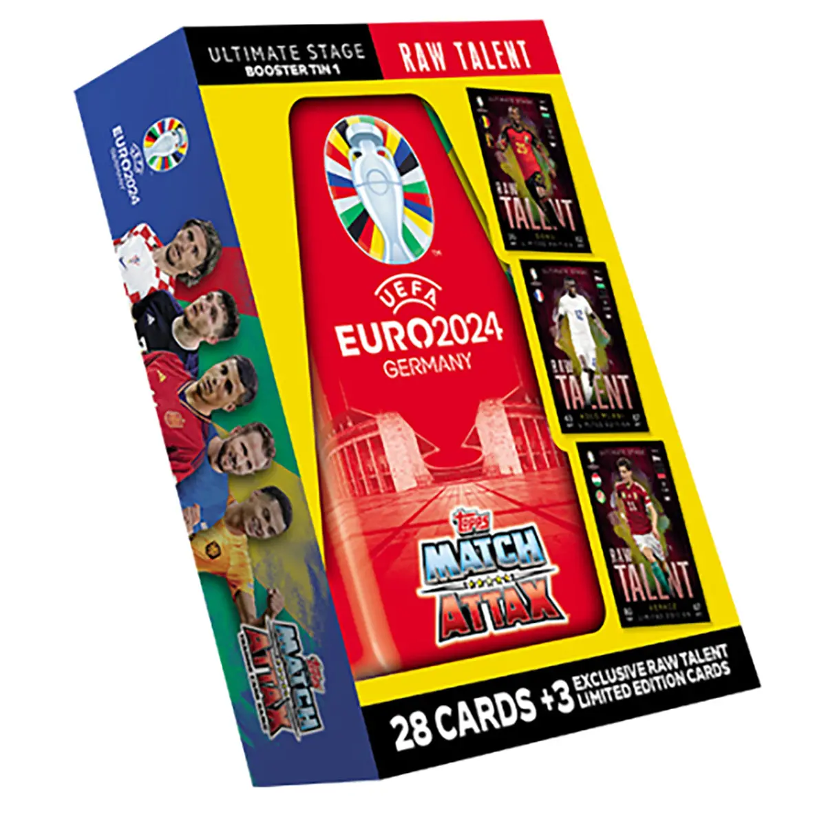 Topps Match Attax Euro 2024 - Raw Talent Booster Tin 1