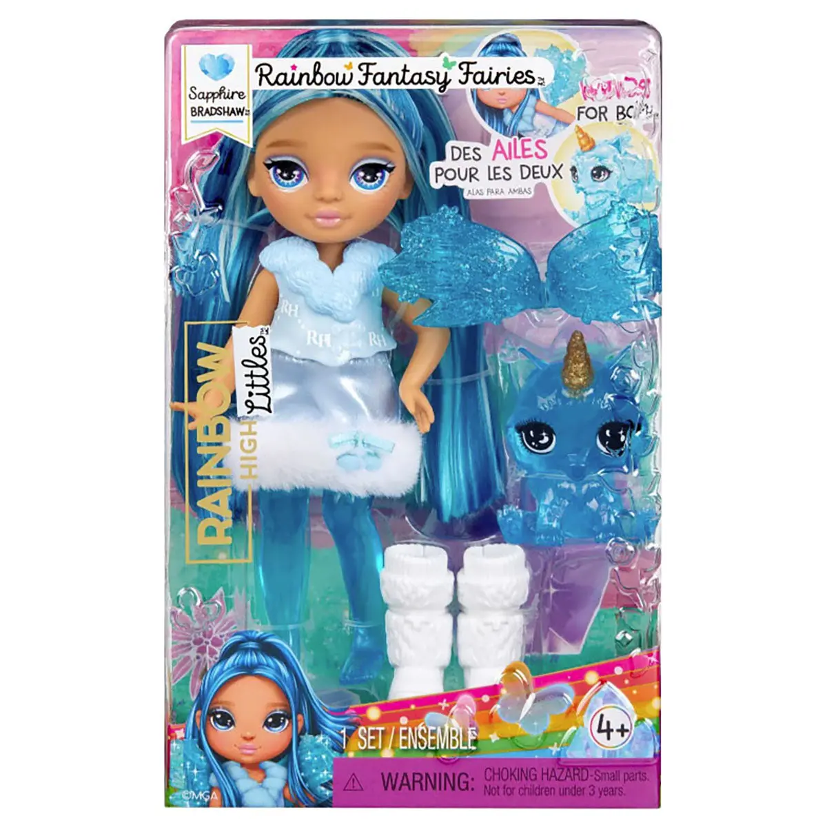 Rainbow High Littles: Rainbow Fantasy Fairies Sapphire Bradshaw Doll 1