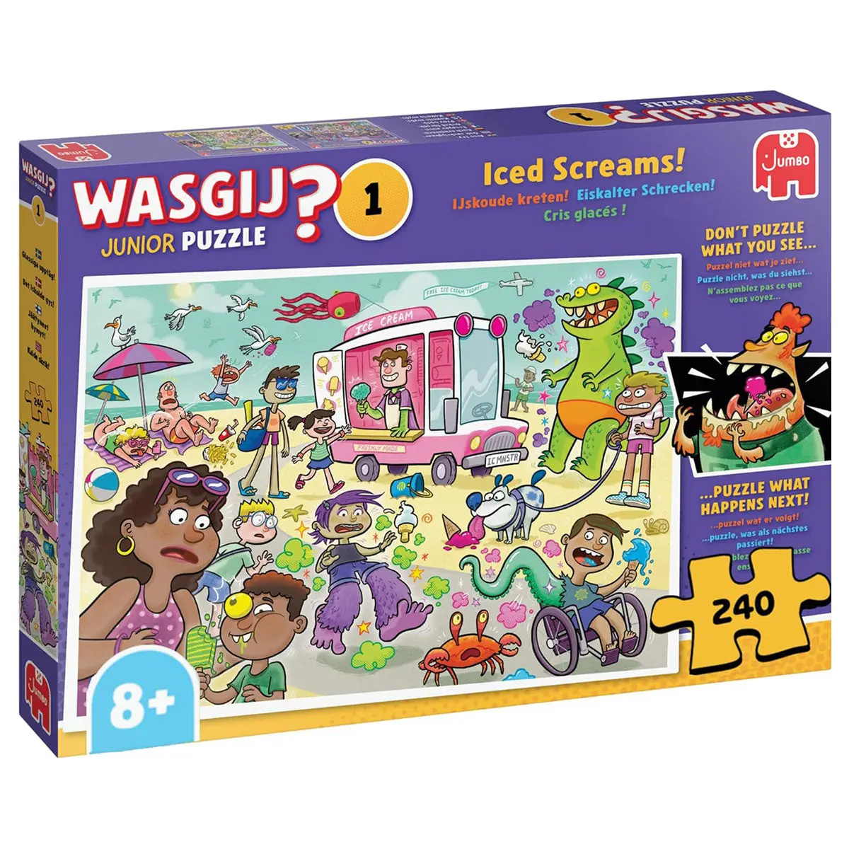 Wasgij Junior 1 Iced Screams! 240 Piece Jigsaw Puzzle 1