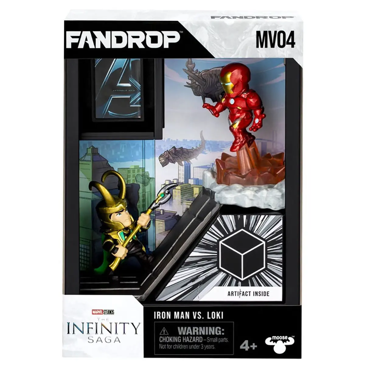 Fandrop Marvel Avengers: Assemble: Iron Man Vs Loki Figures Set 1