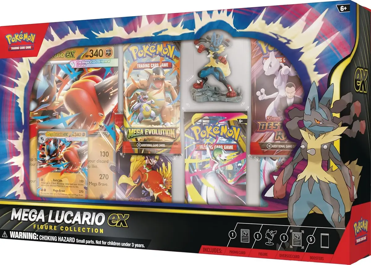 Pokémon Tcg Mega Lucario Ex Figure Collection 2