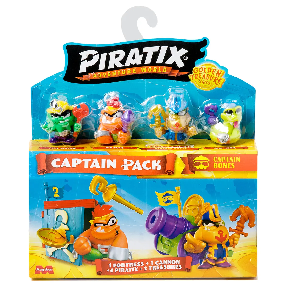 Piratix Adventure World Golden Treasure Series Captain Pack - Captain Bones (Styles Vary) 1