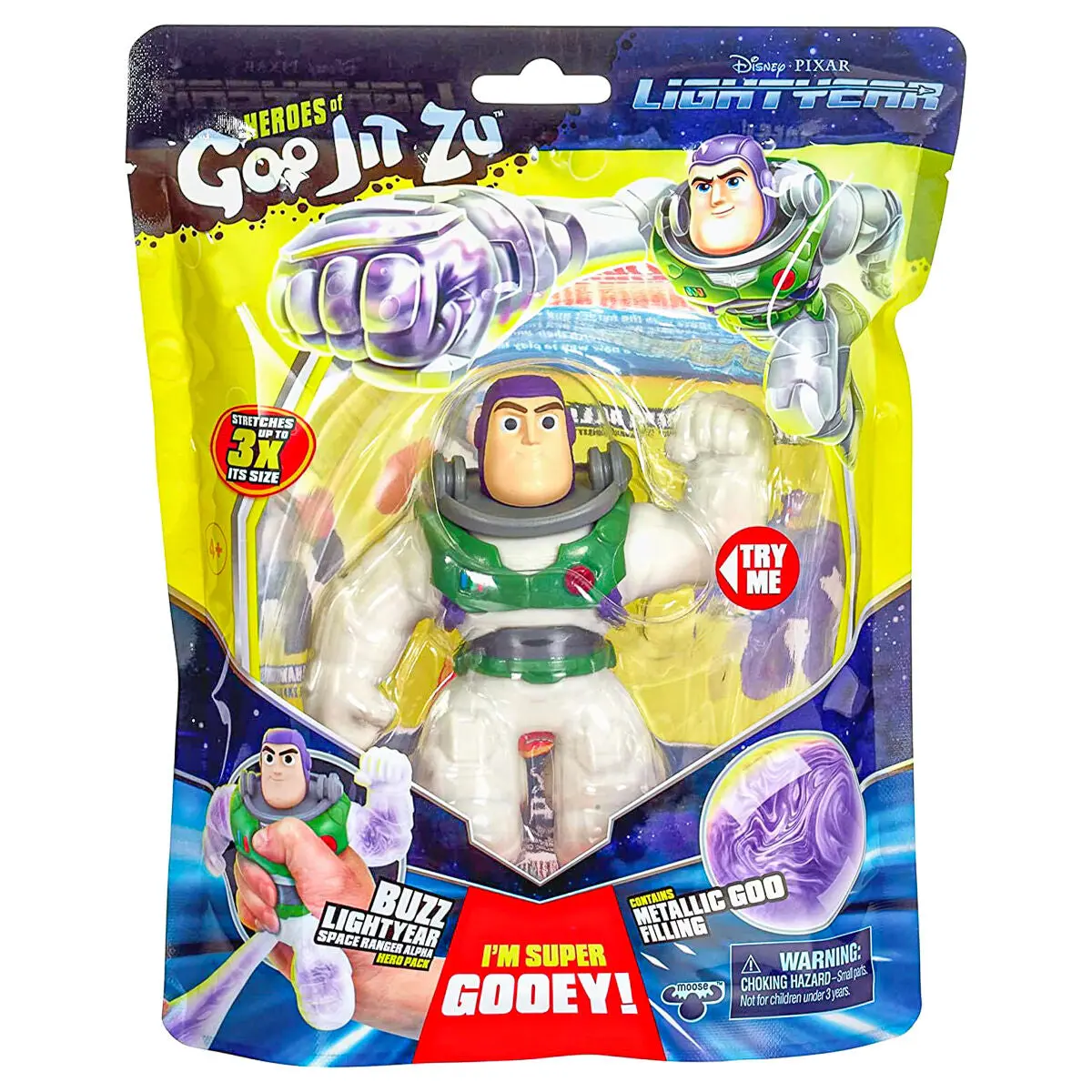 Heroes Of Goo Jit Zu Buzz Lightyear Space Ranger Alpha Stretch Figure 1