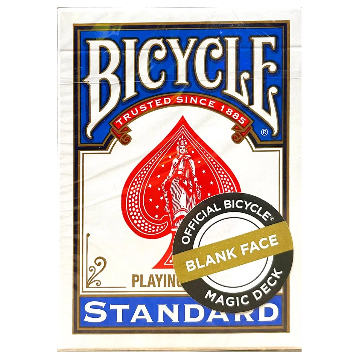 Bicycle Blank Face Magic Deck Standard Playing Cards Blue 1