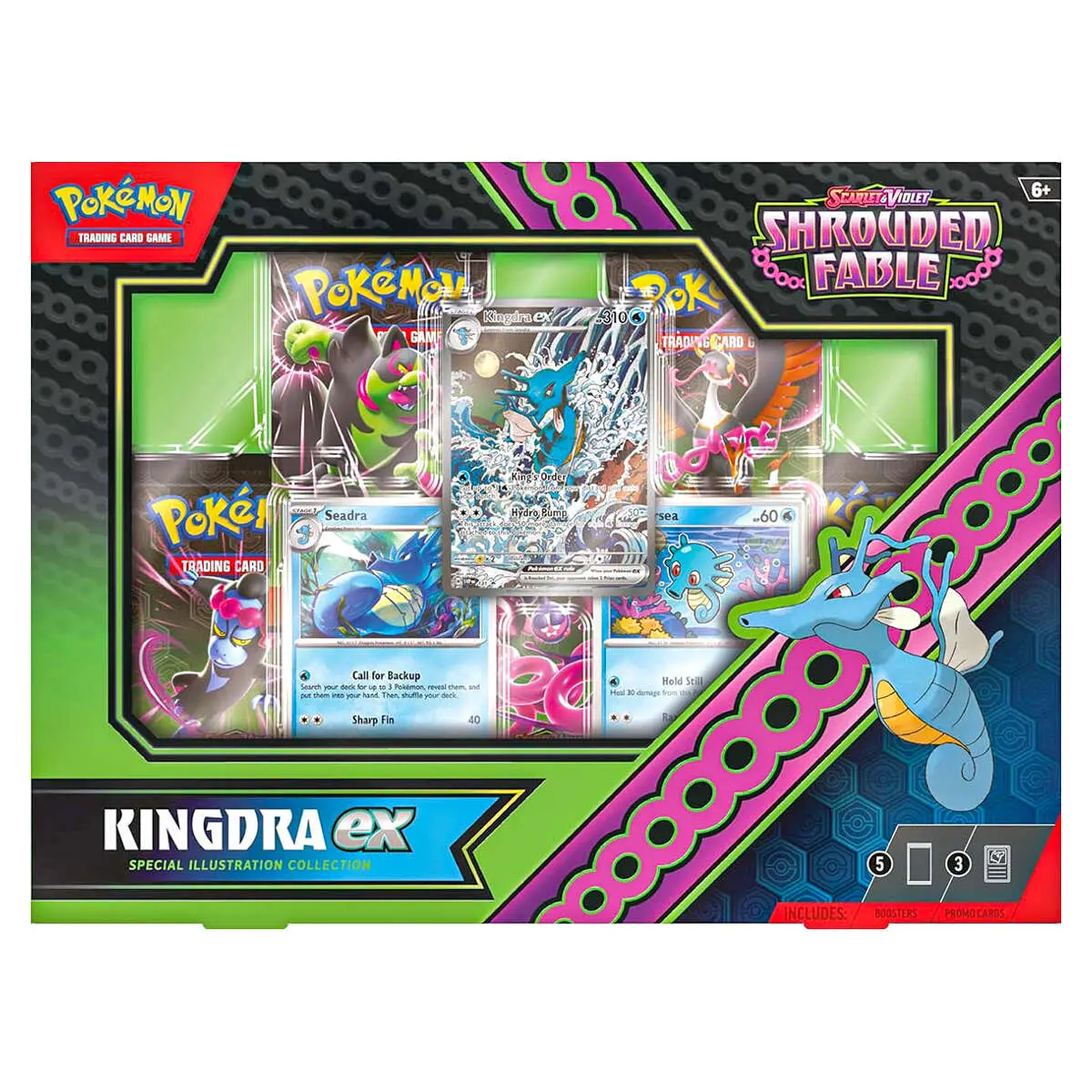 Pokémon Tcg: Scarlet & Violet: Shrouded Fable Special Illustration Collection - Kingdra Ex 1