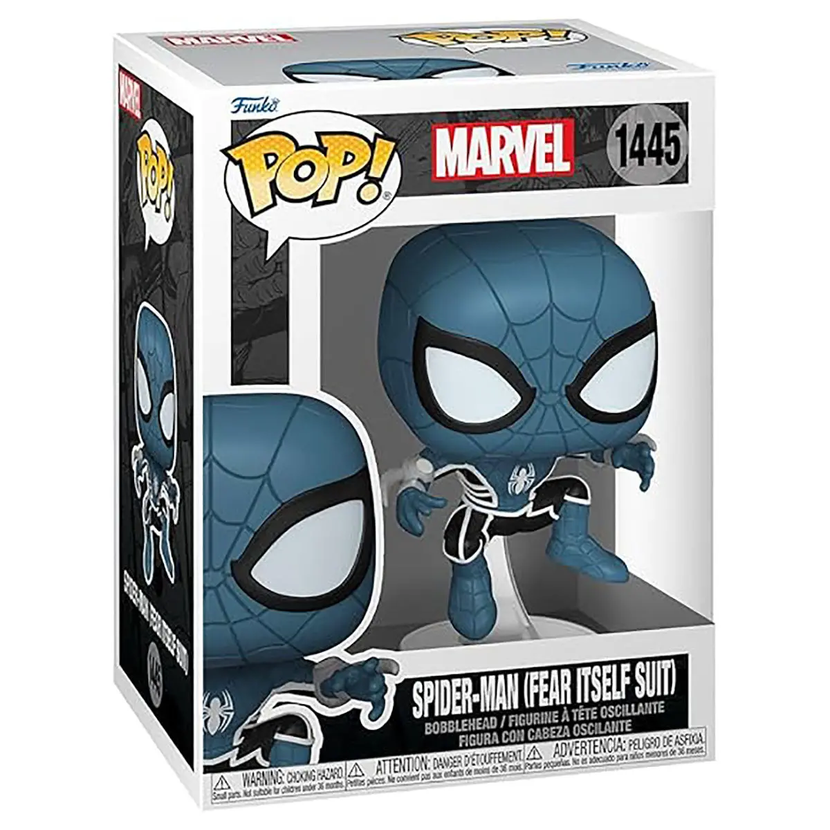 Funko Pop! Marvel: Spider-Man (Fear Itself Suit) Glow In The Dark Bobblehead Figure #1445 1