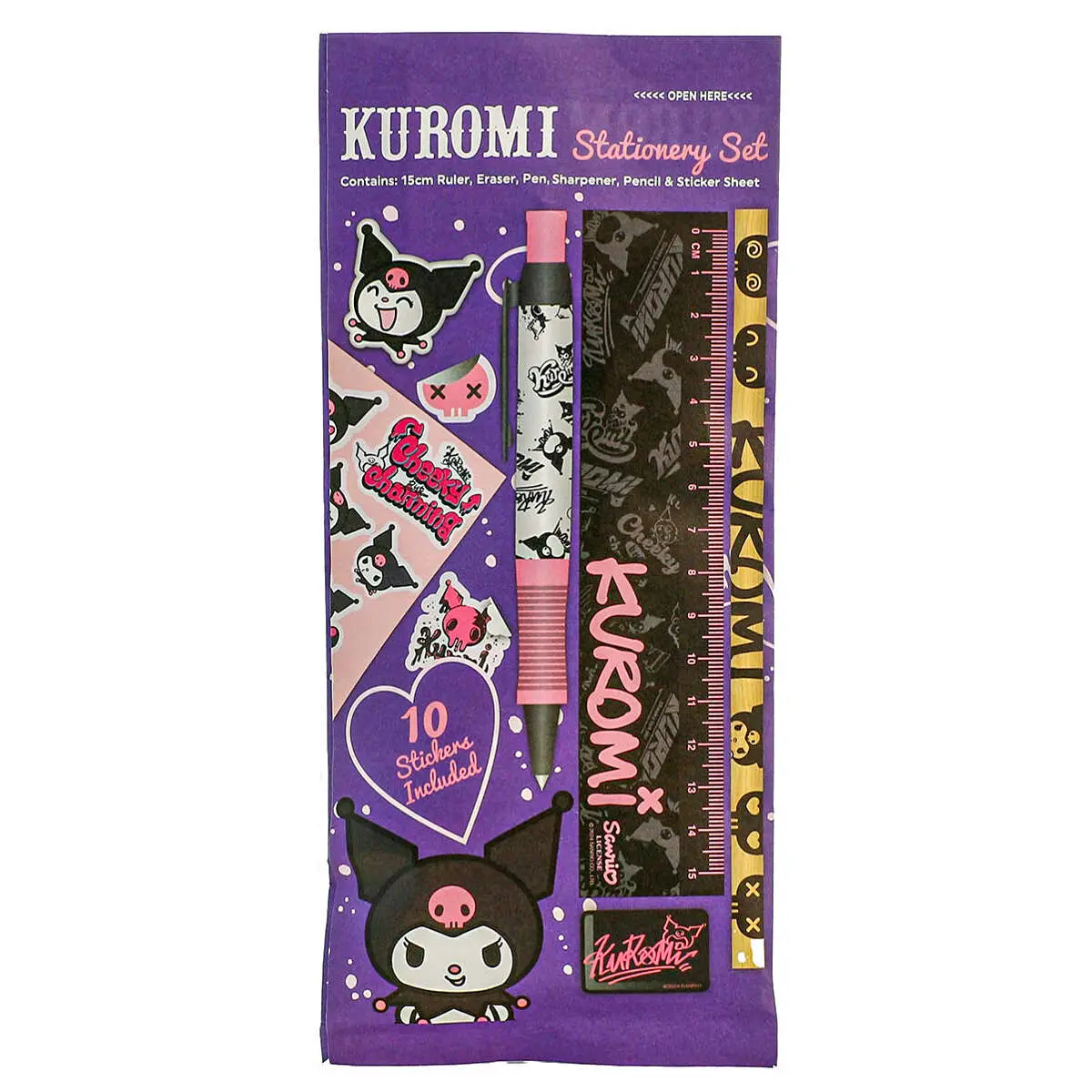 Sanrio Kuromi Stationery Set 1