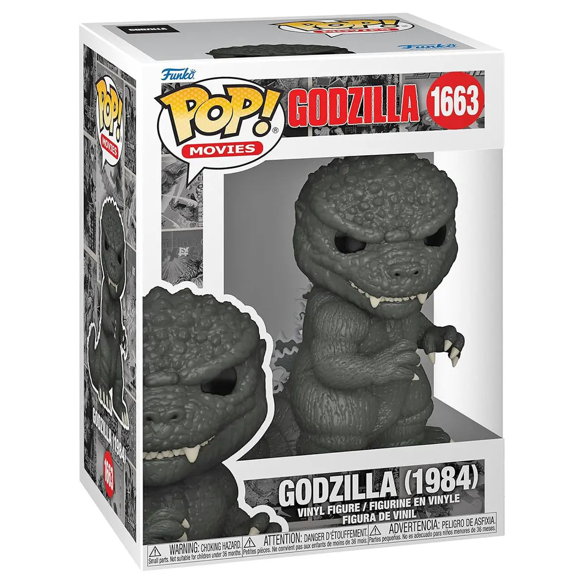 Funko Pop! Movies: Godzilla 70Th Anniversary: Godzilla (1984) Vinyl Figure With Chase #1663 1