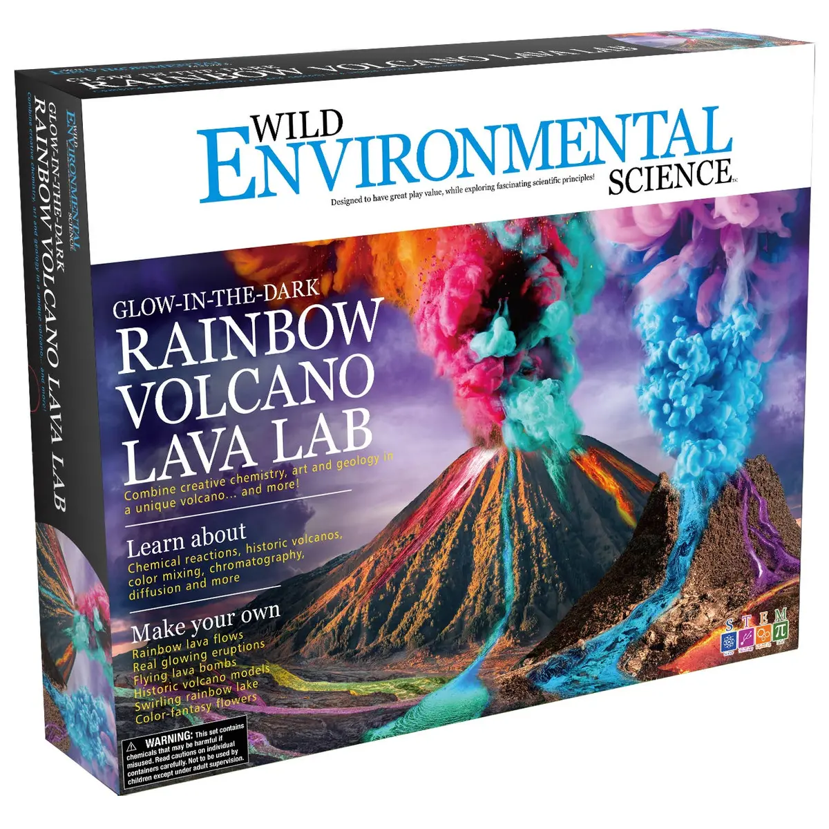 Wild Enviromental Science: Rainbow Volcano Lava Lab Kit 1