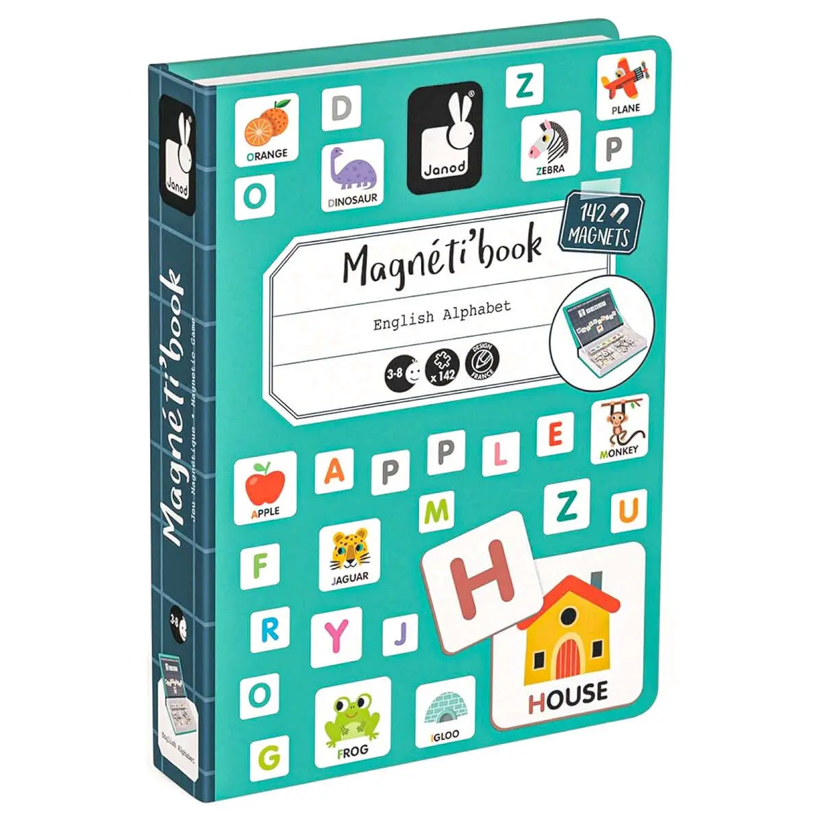Janod English Alphabet Magnéti'book 1