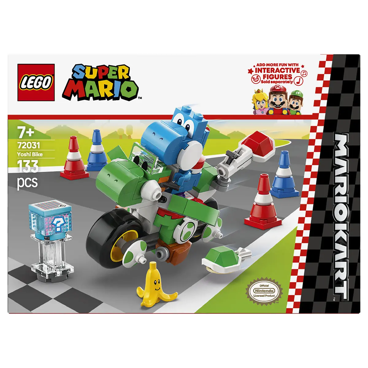 Lego Super Mario: Mario Kart Yoshi Bike 72031 Building Set 1