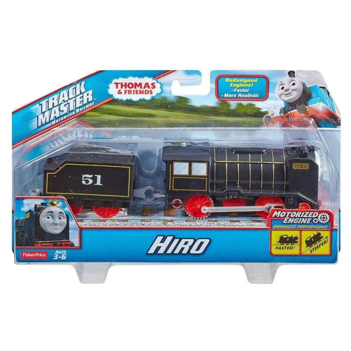 Thomas & Friends Trackmaster Motorized Hiro Train And Wagon 1