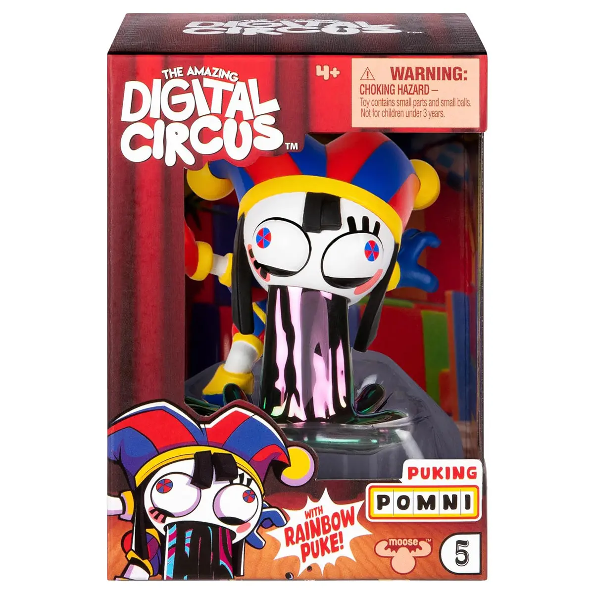 The Amazing Digital Circus Puking Pomni 4" Vinyl Figure 1