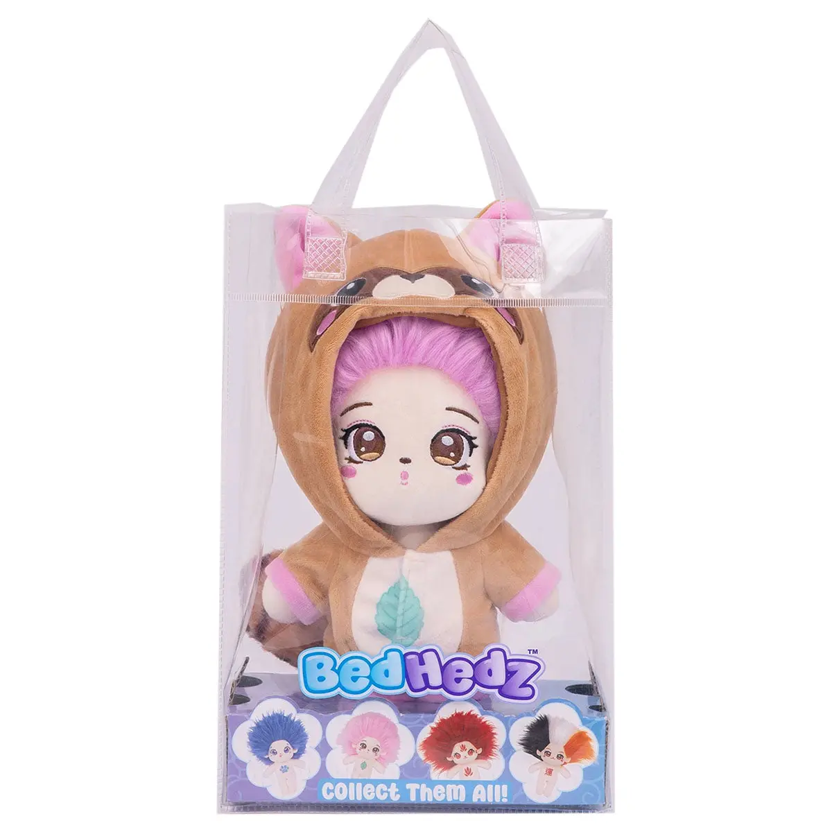 Bedhedz Anime Tanuki Raccoon Plush 1