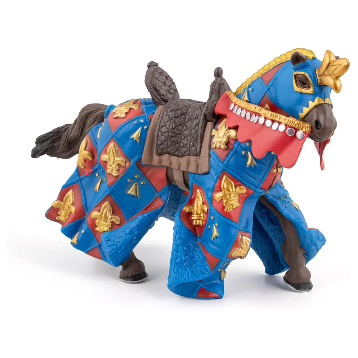 Papo Blue Horse Fleur-De-Lys Figure 1