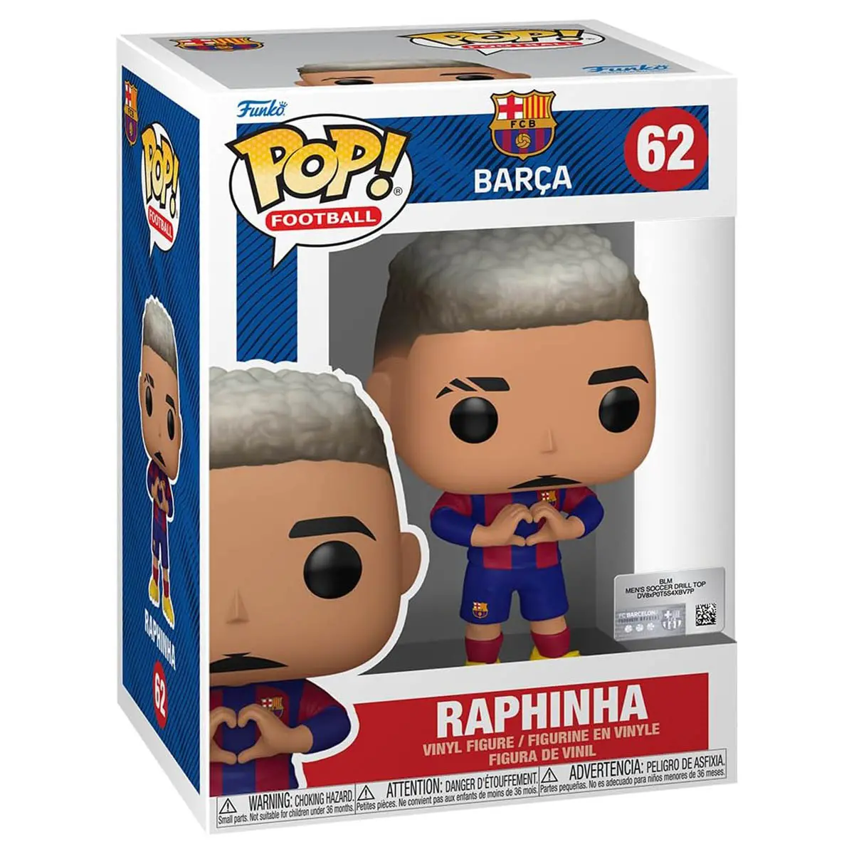 Funko Pop! Football: Fc Barcelona: Raphinha Vinyl Figure #62 1