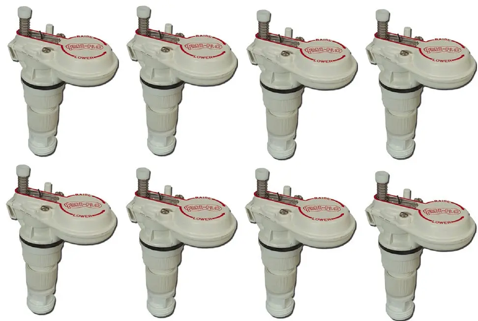 Freeland Ff Free-Flo Heavy-Duty Plastic No Float Automatic Livestock Watering Shutoff Valve - Quantity Of 8 1