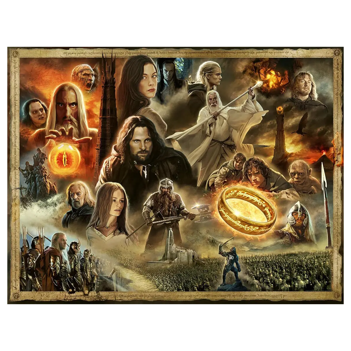 Ravensburger Lord Of The Rings: The Two Towers 2000 Piece Jigsaw Puzzle 2