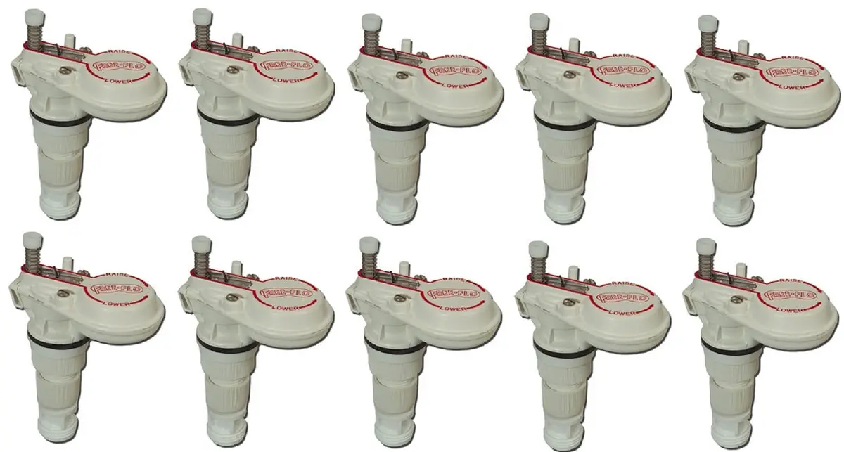 Freeland Ff Free-Flo Heavy-Duty Plastic No Float Automatic Livestock Watering Shutoff Valve - Quantity Of 10 1