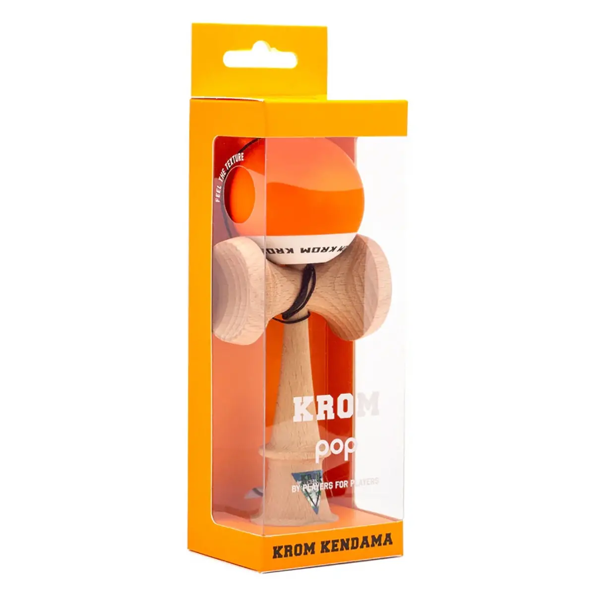 Krom Kendama Pop Rubber Orange Game 1