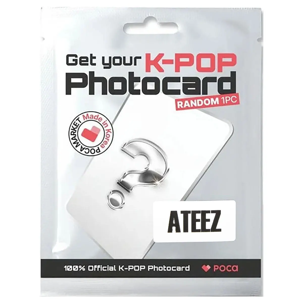Poca K-Pop Ateez Photocard (Styles Vary) 1