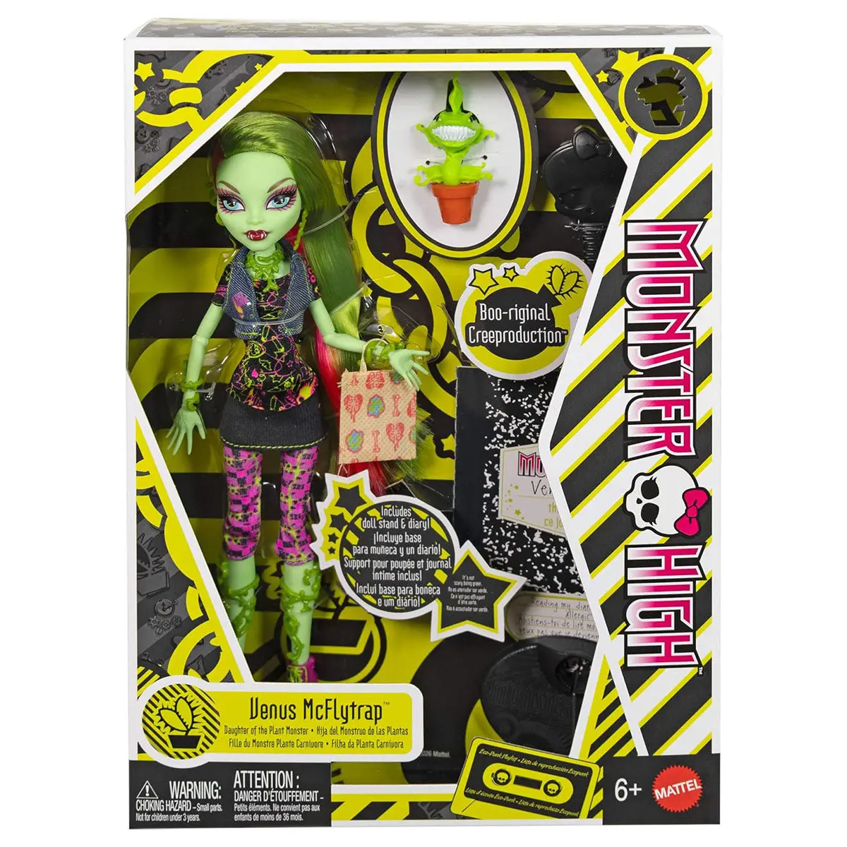 Monster High Boo-Riginal Creeproduction Venus Mcflytrap Doll 1