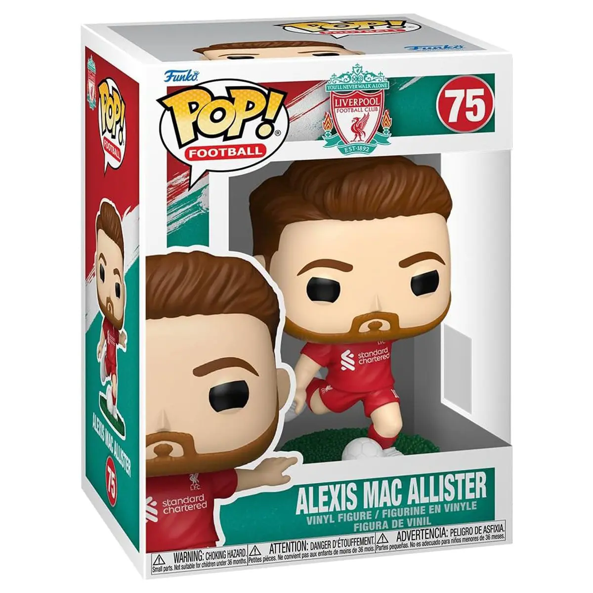 Funko Pop! Football: Liverpool Fc: Alexis Mac Allister Vinyl Figure #75 1