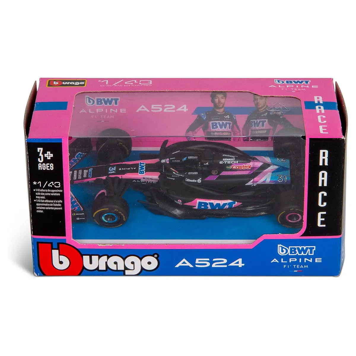 Bburagu F1 1:43 Race Car (Styles Vary) 1