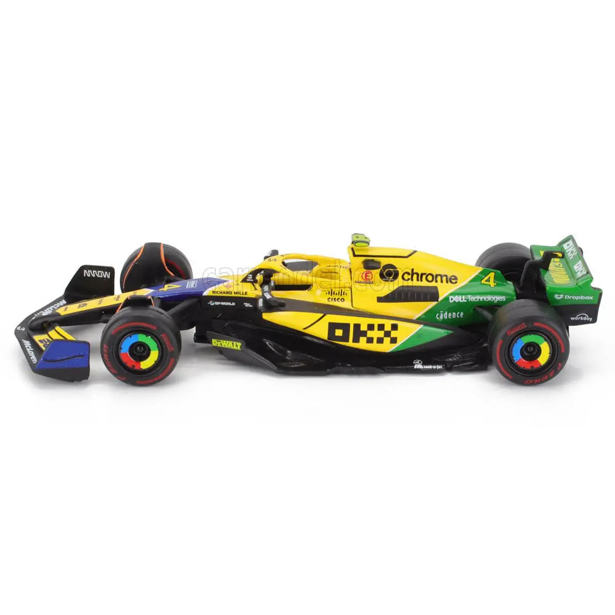Bburago Mclaren Mcl38 Monaco Grand Prix 2024 Senna Livery 1:43 Race Car 2