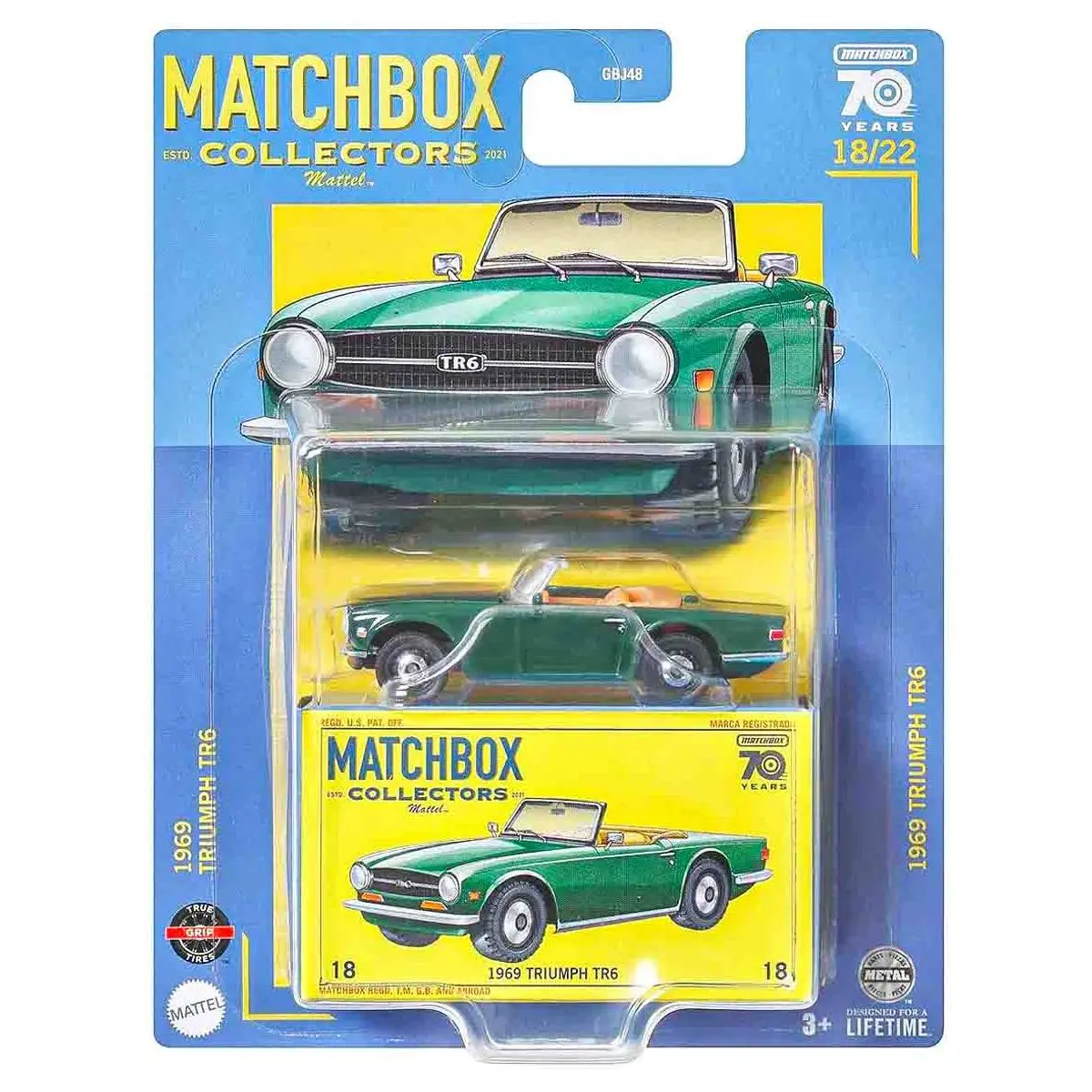 Matchbox Collectors 70 Years: 1969 Triumph Tr6 Car (18/22) 1
