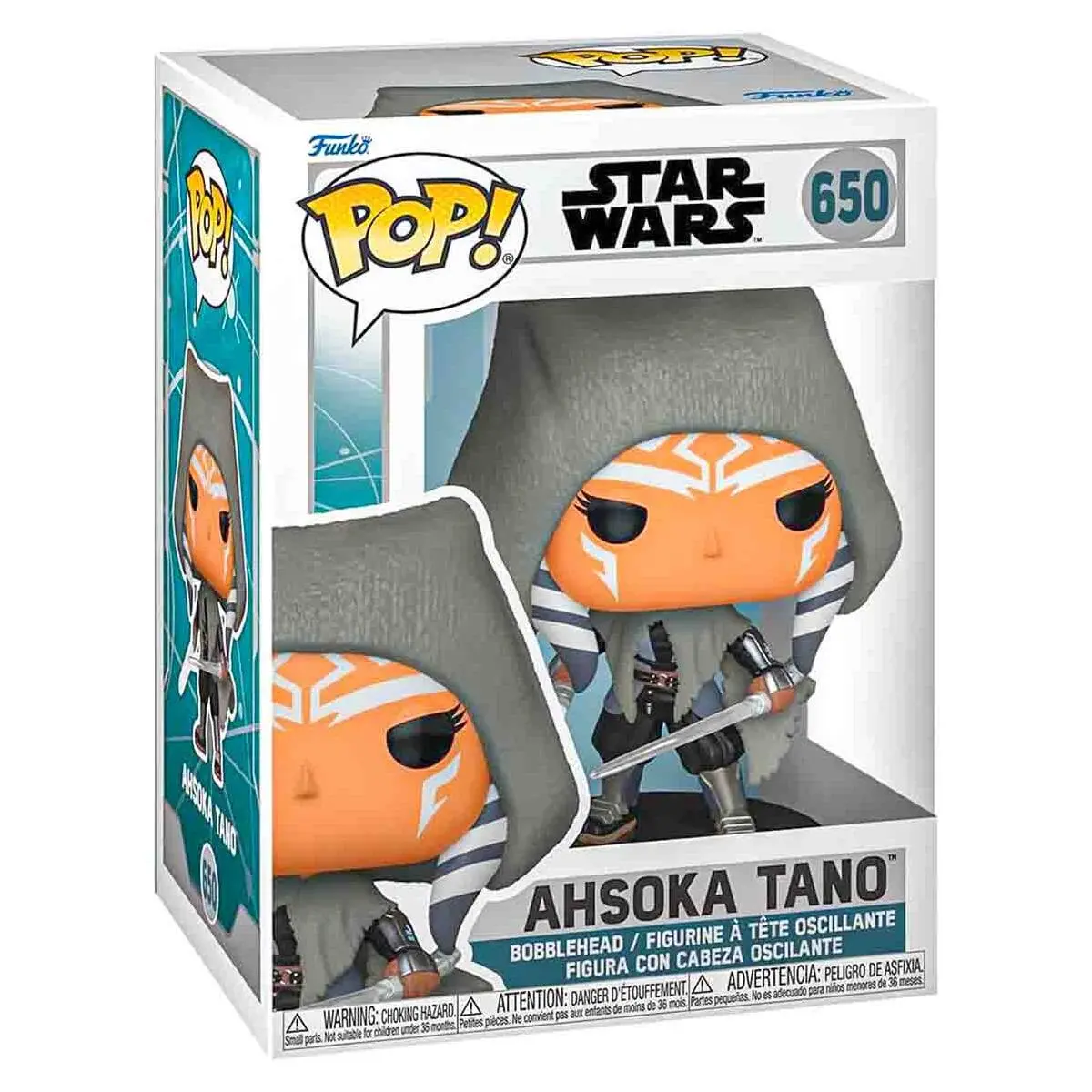 Funko Pop! Star Wars: Ahsoka Tano Bobblehead Figure #650 1