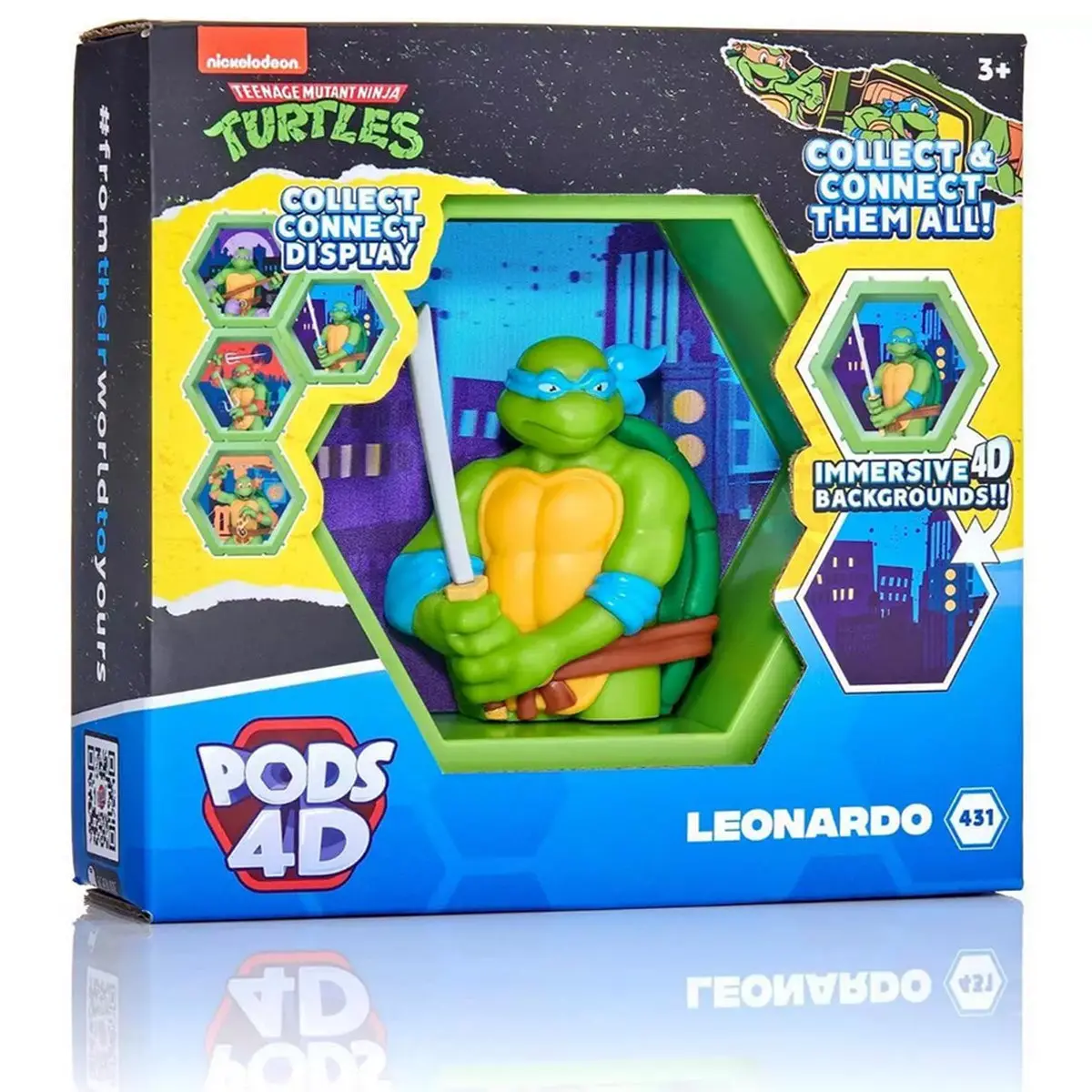 Pods 4D Teenage Mutant Ninja Turtles: Leonardo Figure 1
