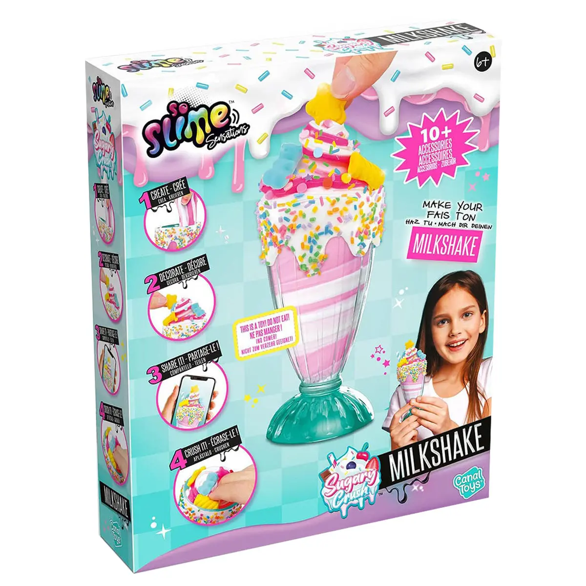 So Slime Sensations: Sugary Crush Milkshake Kit 1