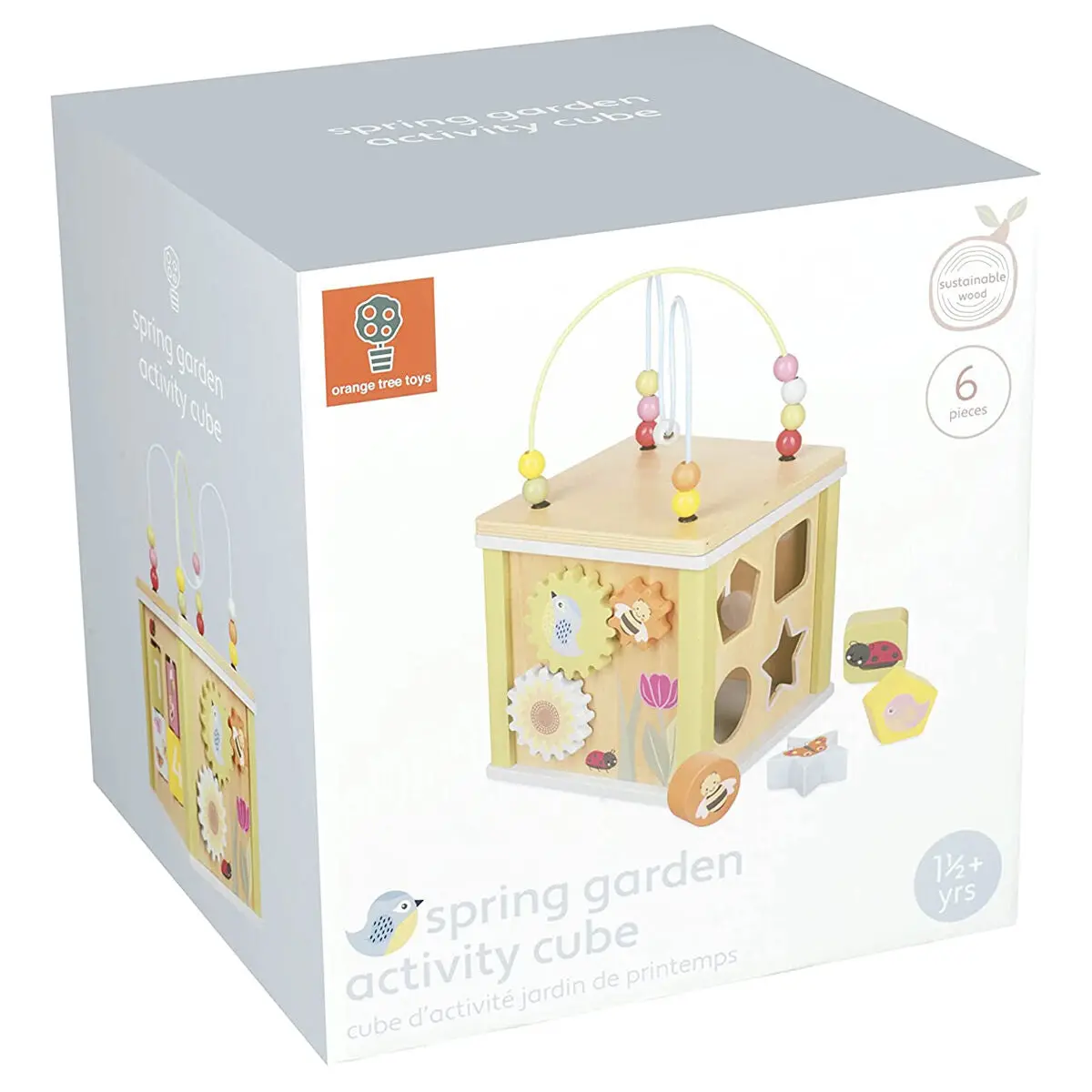 Orange Tree Toys Spring Garden Activity Cube 1