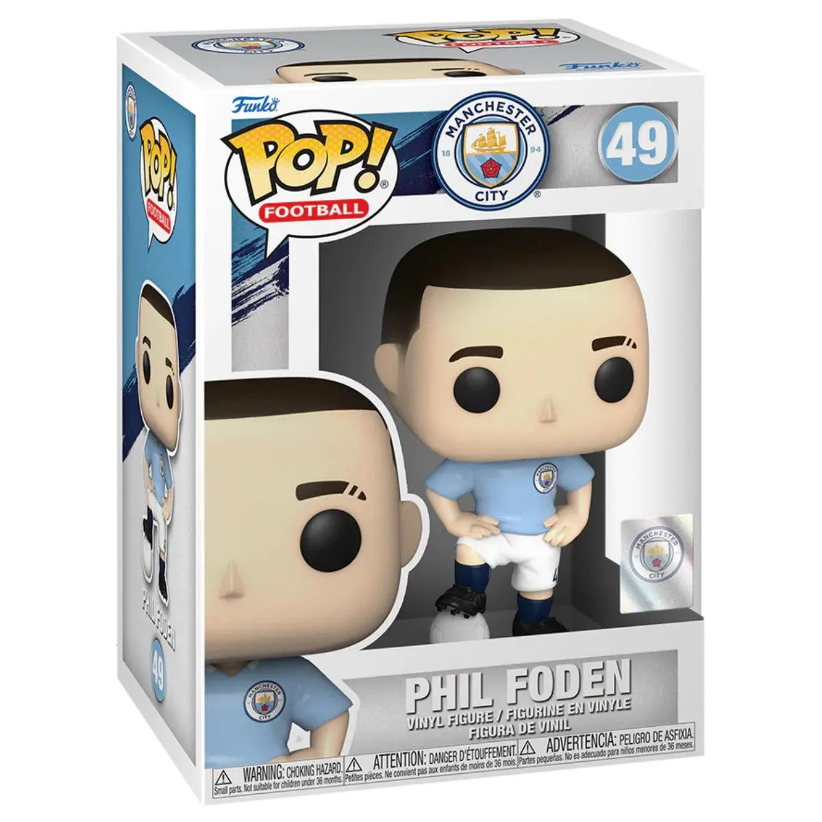 Funko Pop! Football: Manchester City Fc Phil Foden Vinyl Figure #49 1