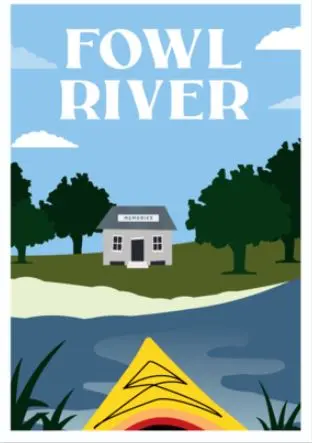 Fowl River Sticker 1